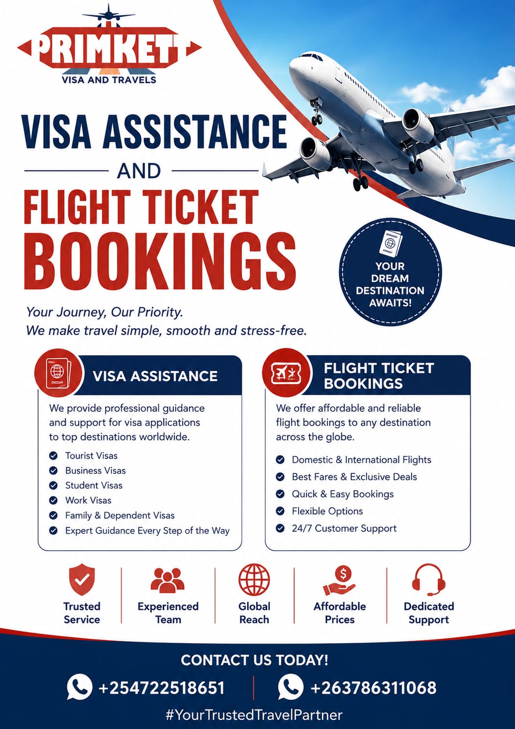 Primkett Visa & Travels,Harare-Zimbabwe(Dubai Visa & Holidays) — tour operator in Ongar Ave, Zimbabwe – photo 5