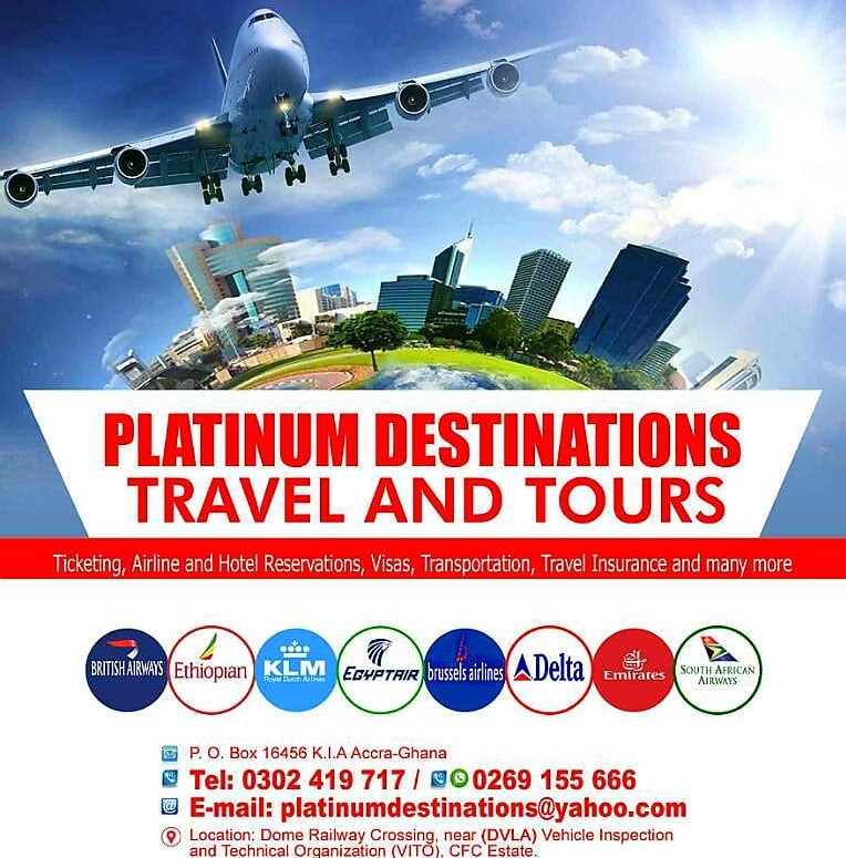 PLATINUM DESTINATIONS TRAVEL AND TOURS LIMITED — tour operator in DVLA, Ghana – photo 5
