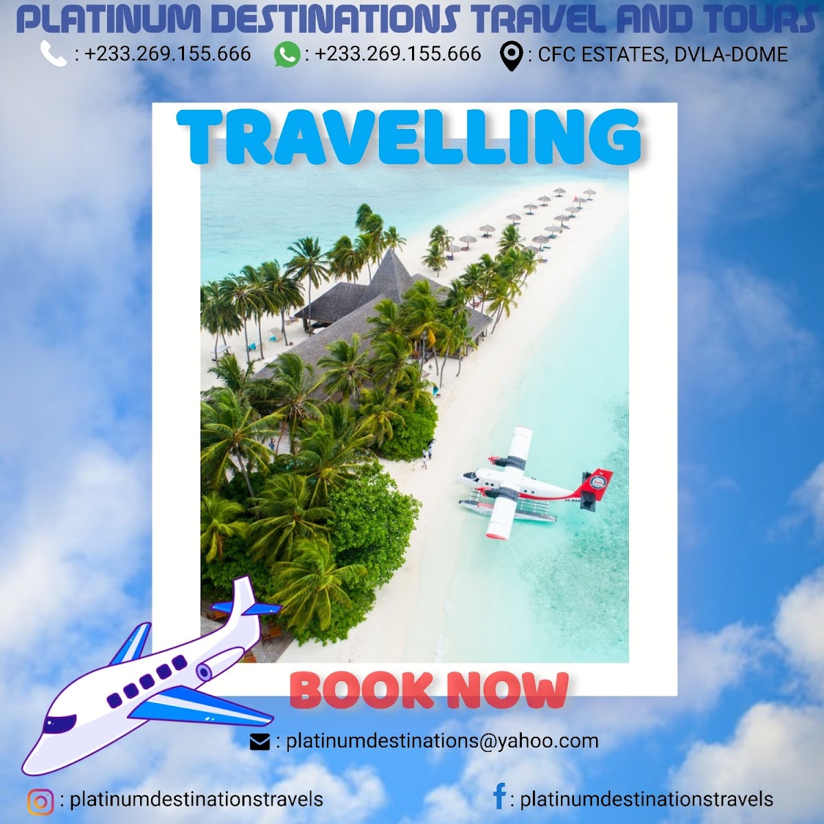 PLATINUM DESTINATIONS TRAVEL AND TOURS LIMITED — tour operator in DVLA, Ghana – photo 1
