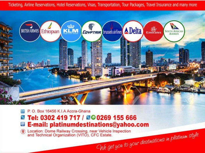PLATINUM DESTINATIONS TRAVEL AND TOURS LIMITED — tour operator in DVLA, Ghana – photo 2