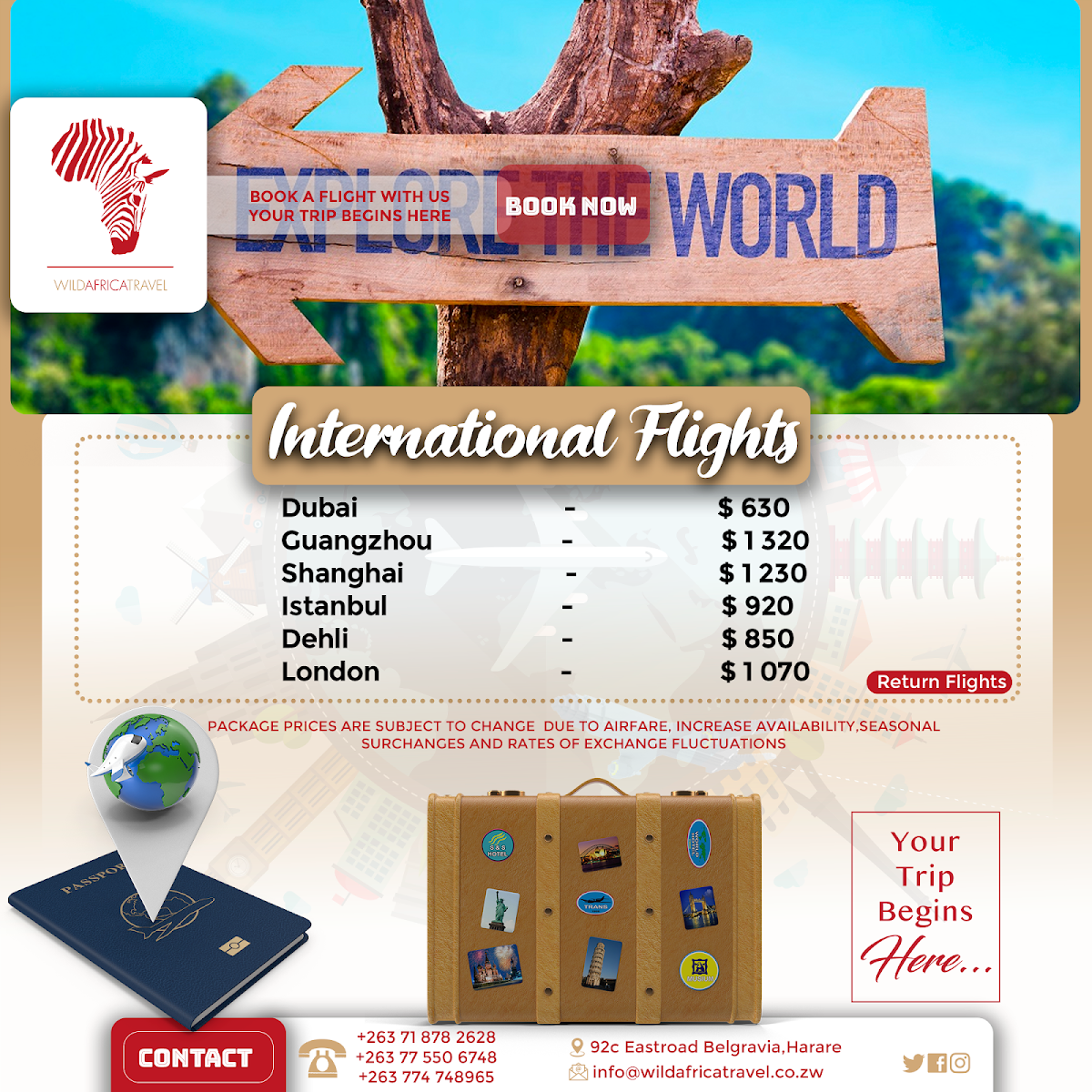 Wild Africa Travel (狂野非洲旅行社) — tour operator in 92C East Rd, Zimbabwe – photo 4
